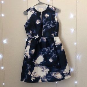 Pleated Kate Spade Navy Dress